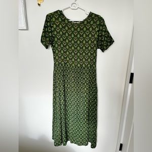 Ace & Jig Rosa dress in Fern